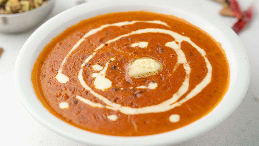 Daal Makhni creamy Indian lentil curry at Sangam Restaurant Dubai